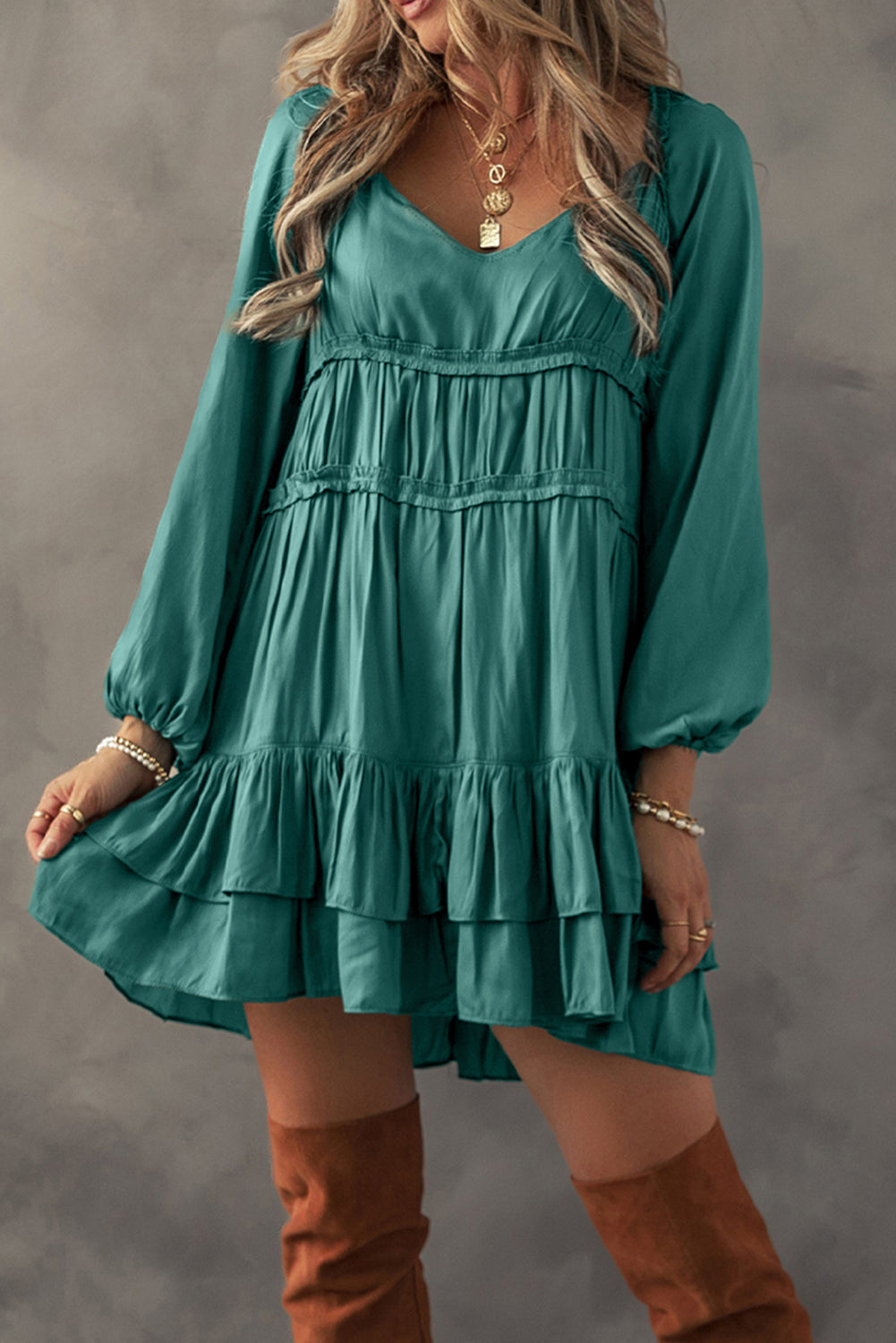 Dayana Loose Fit Mini Dress-2