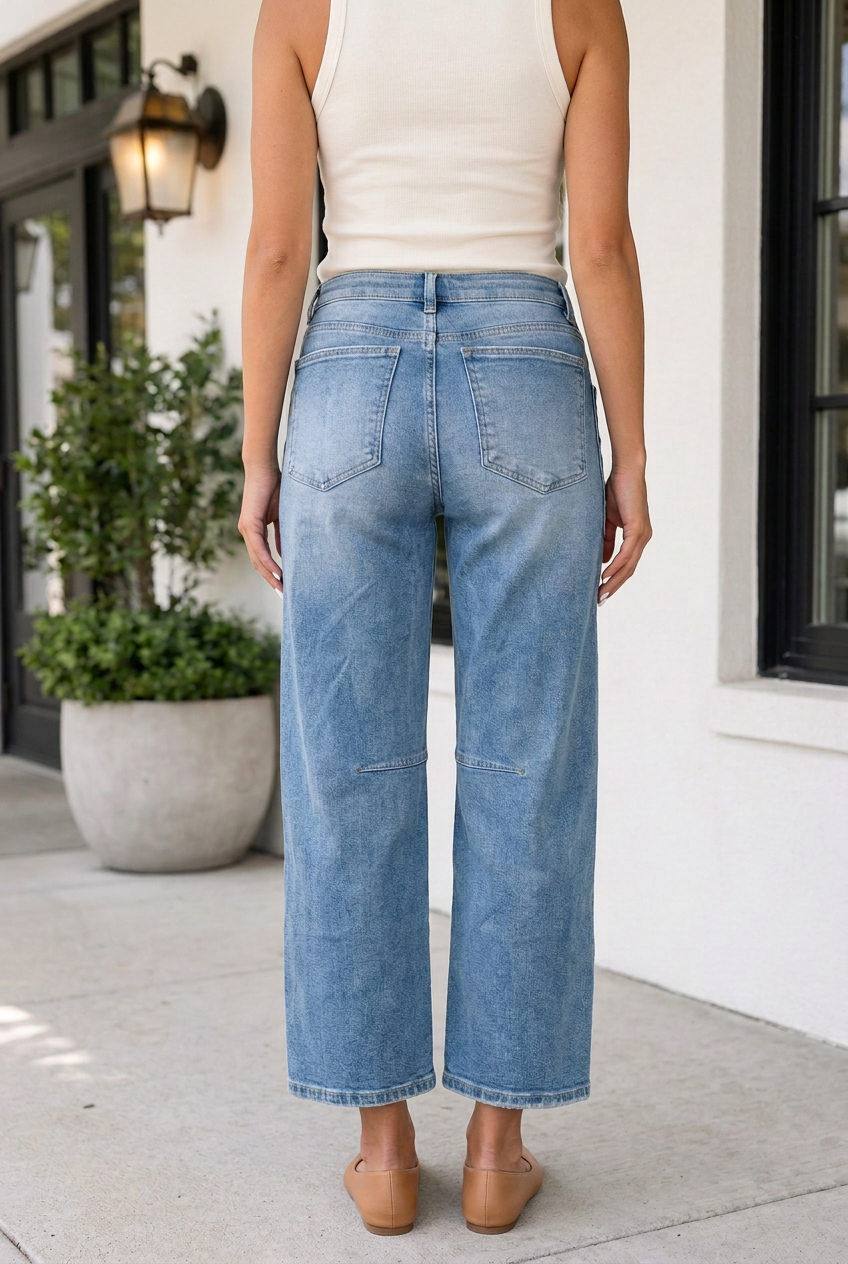 Haydin Loose Ankle Length Jeans