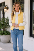 Kaeya Reversible Zip Quilted Vest