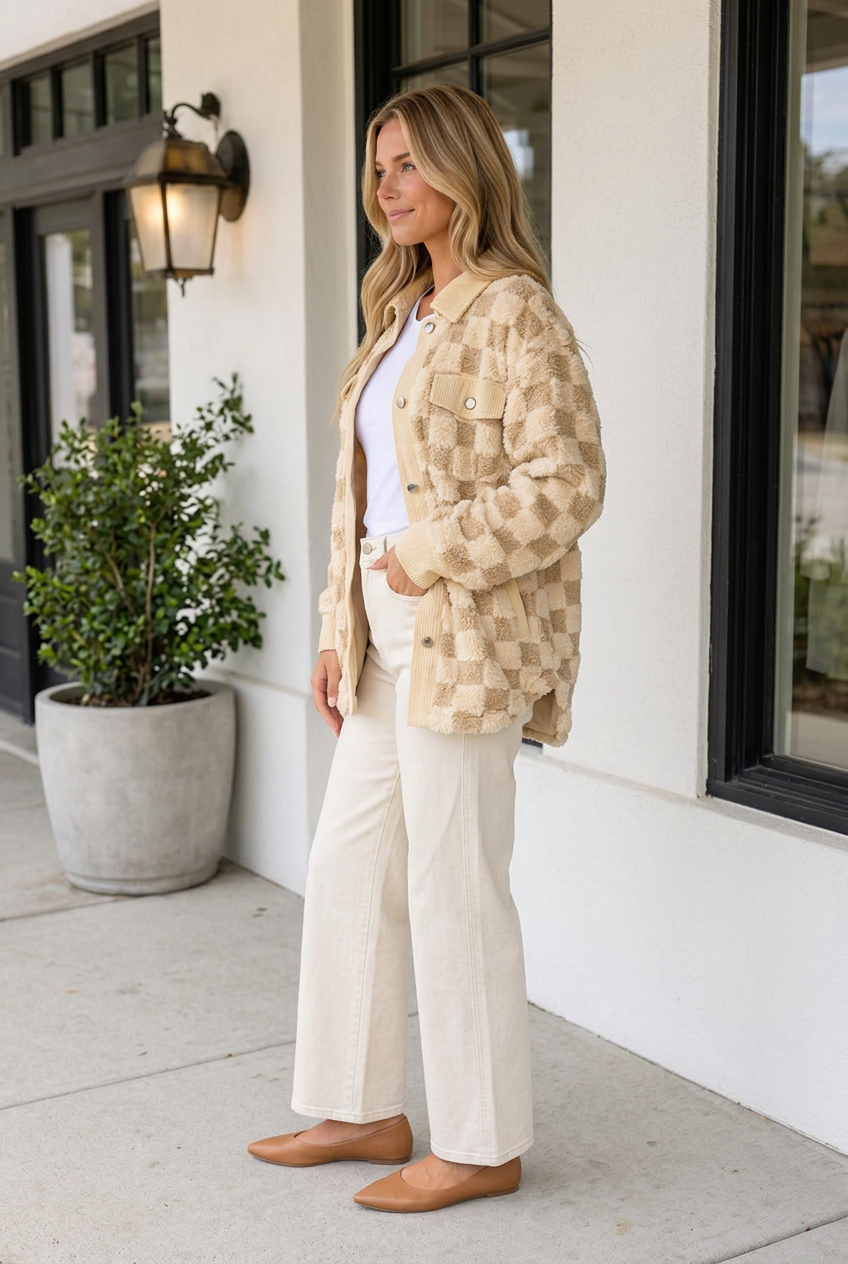 Camryn Sleeve Shift Silhouette Shacket